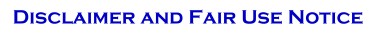 Disclaimer Disclaimer